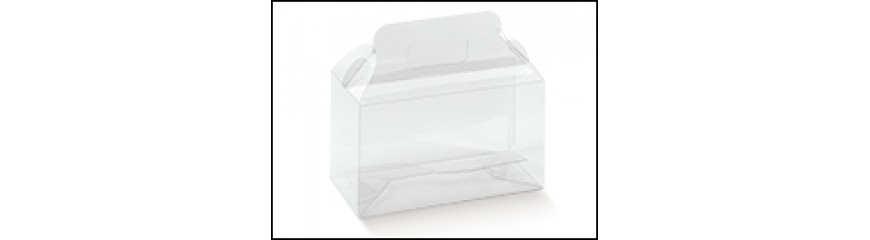 1PC scatole per Cupcake 4/6 fori scatola per torta con finestra